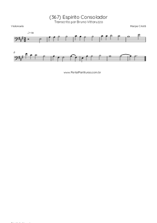 43105 Partitura - (367) Espírito Consolador - Violoncelo