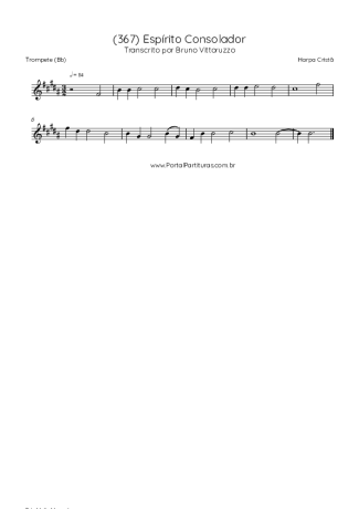 43102 Partitura - (367) Espírito Consolador - Trompete