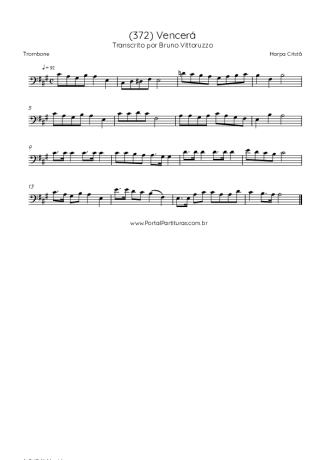 43161 Partitura - (372) Vencerá - Trombone