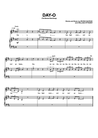 35866 Partitura - Day-o (The Banana Boat Song) - Piano