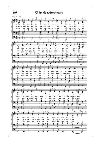 18750 Partitura - (107) O Fim De Tudo Chegará - Órgão