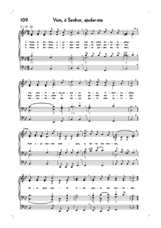 18752 Partitura - (109) Vem Ó Senhor Ajudar Me - Órgão