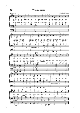18767 Partitura - (124) Vivo Na Graça - Órgão