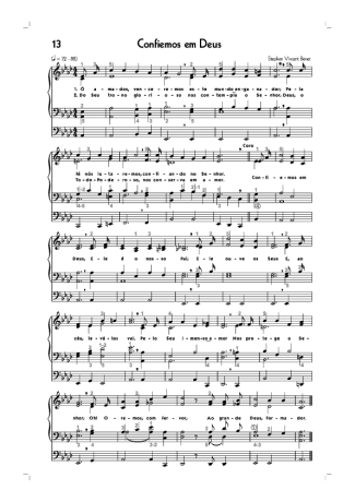 18595 Partitura - (13) Cinfemos Em Deus - Órgão