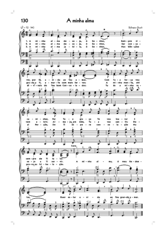 18773 Partitura - (130) A Minha Alma - Órgão