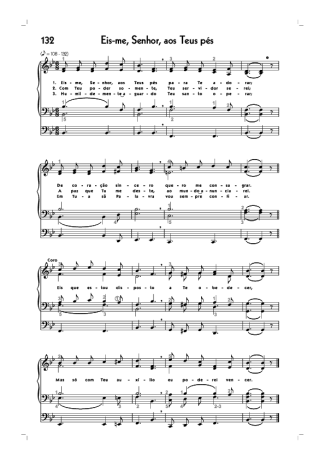 18775 Partitura - (132) Eis Me Senhor Aos Teus Pés - Órgão