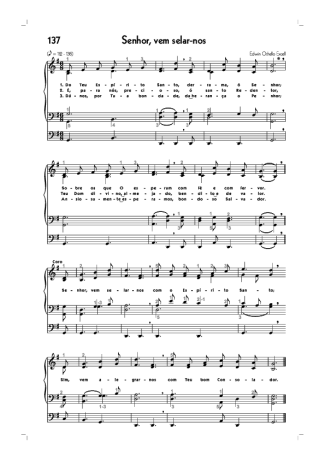 18780 Partitura - (137) Senhor Vem Selar Nos - Órgão