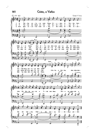 18784 Partitura - (141) Cristo O Verbo - Órgão