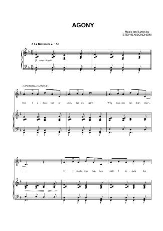 35895 Sheet music - Agony - Piano