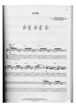 15235 Partitura - 2 AM - Guitarra