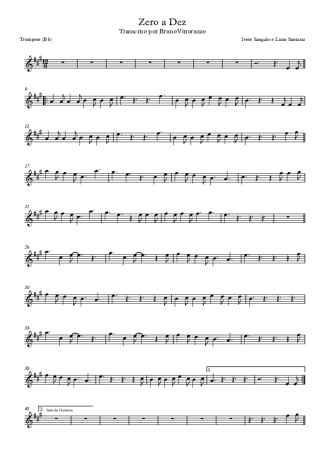 18294 Partitura - Zero A Dez - Trompete
