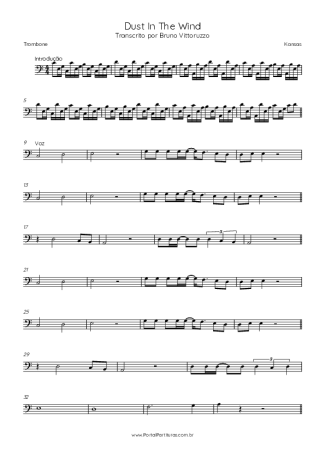 36909 Bladmuziek - Dust In The Wind - Trombone