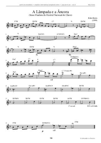 22507 Partitura - A Lâmpada E A Âncora - Acordeon