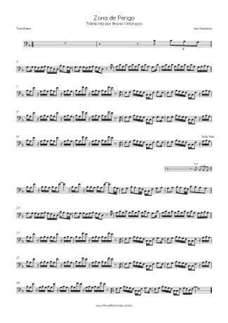 35418 Partitura - Zona De Perigo - Trombone