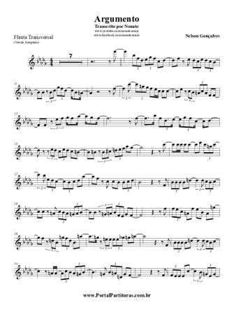 2936 Partitura - Argumento - Flauta Transversal
