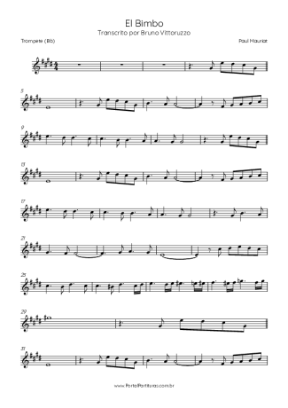 41161 Partitura - El Bimbo - Trompete