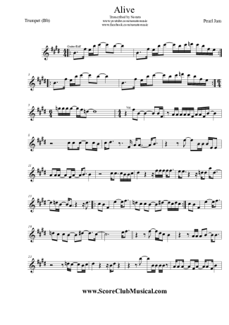 6585 Partitura - Alive - Trompete