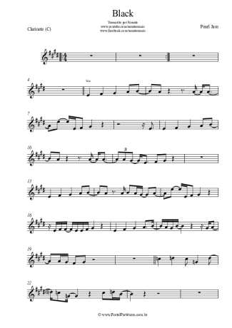 22788 Partitura - Black - Clarinete (C)
