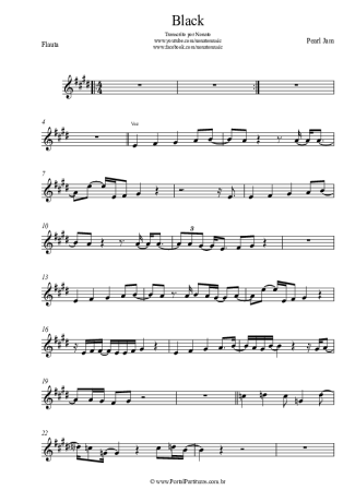 22789 Partitura - Black - Flauta Transversal