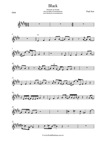 22790 Partitura - Black - Gaita