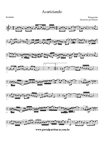 1597 Partitura -  Acariciando - Bandolim