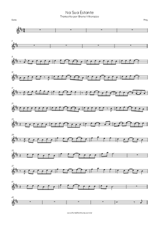 43807 Partitura - Na Sua Estante - Gaita