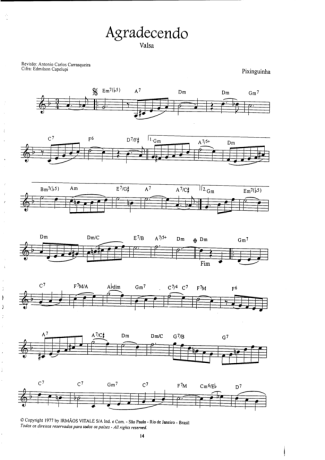 16906 Partitura - Agradecendo - Bandolim