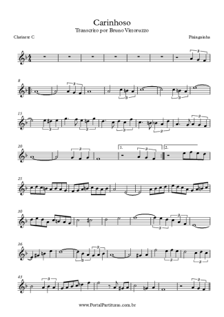 8053 Partitura - Carinhoso - Clarinete (C)