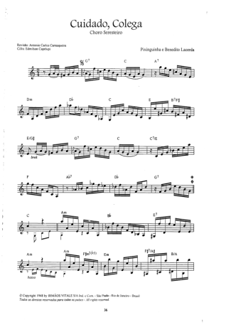 16920 Partitura - Cuidado Colega - Bandolim