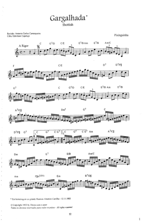 16931 Partitura - Gargalhada - Bandolim