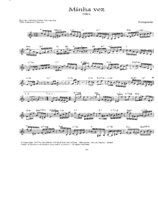 16938 Partitura - Minha Vez - Bandolim