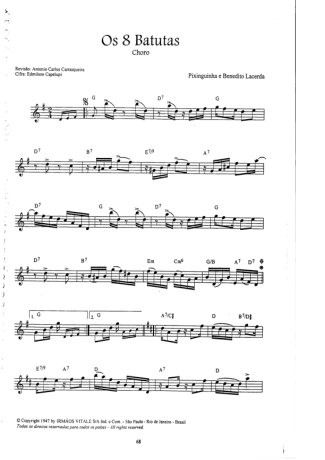 16943 Partitura - Os 8 Batutas - Bandolim