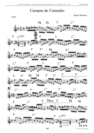 22600 Partitura - Caruaru De Camarão - Acordeon