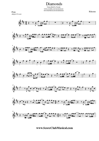 4876 Partitura - Diamonds - Flauta Transversal