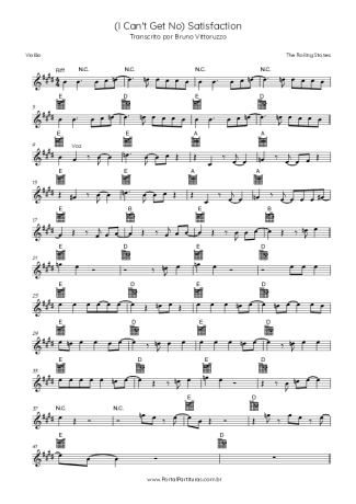 27707 Partitura - (I Can´t Get No) Satisfaction - Violão