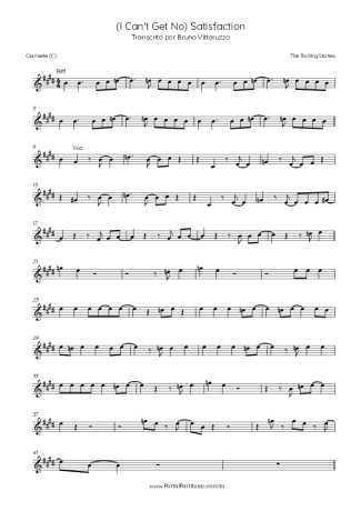 27699 Partitura - (I Can´t Get No) Satisfaction - Clarinete (C)
