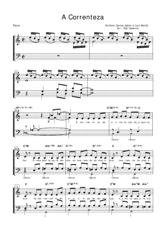 652 Partitura - A Correnteza - Piano