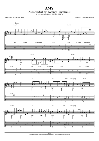 14893 Partitura - Amy - Violão