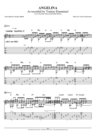 14895 Partitura - Angelina - Violão