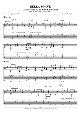 14897 Partitura - Bella Soave - Violão