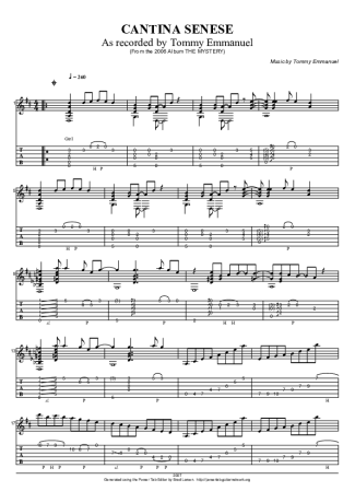 14903 Partitura - Cantina Senese - Violão