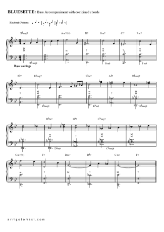 15433 Partitura - Bluessete - Acordeon