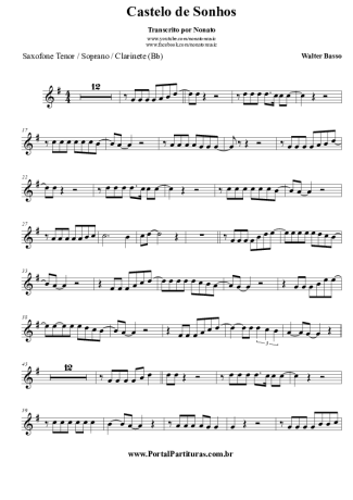 29823 Partitura - Castelo De Sonhos - Clarinete (Bb)