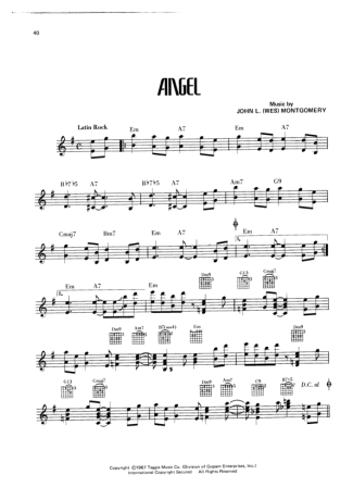 19498 Partitura - Angel - Guitarra