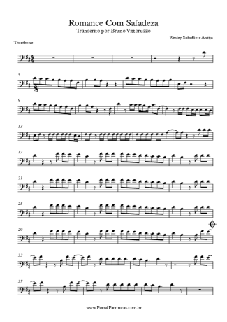 7583 Partitura - Romance Com Safadeza - Trombone
