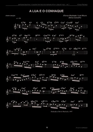 5848 楽譜 - A Lua e o Conhaque - キーボード
