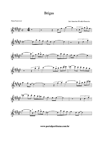848 Partitura - Brigas - Flauta Transversal