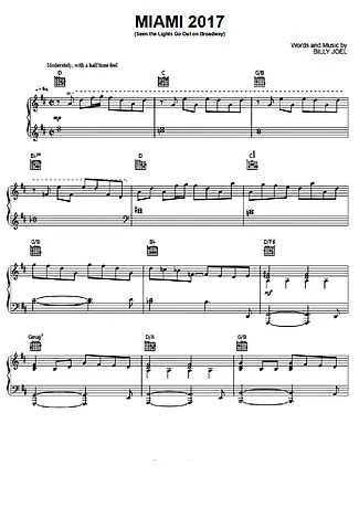 30051 Partitura - Miami 2017 - Piano