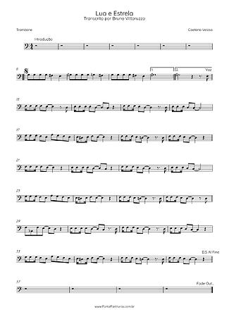 41812 Partitura - Lua E Estrela - Trombone