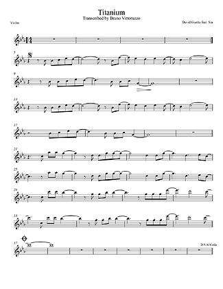12053 Partitura - Titanium - Violino